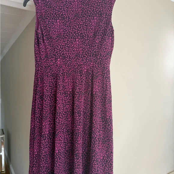 Ann Taylor Pink and Black Sleeveless Sundress - Picture 3 of 4